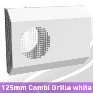 125mm Directional External Combi-Grille for MVHR
