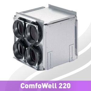 Zehnder ComfoWell 220 air manifold system