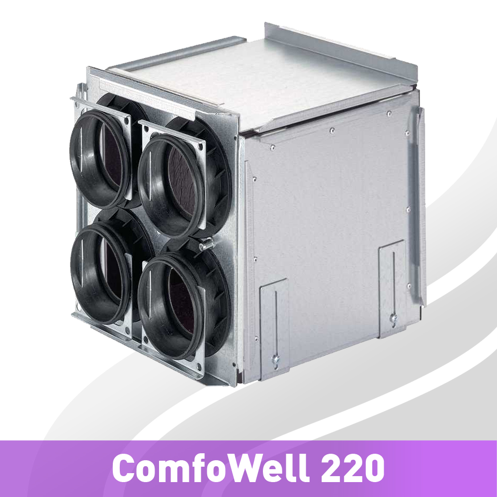 Zehnder ComfoWell 220 air manifold system