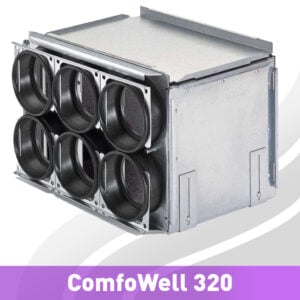 Zehnder ComfoWell 320 air manifold system