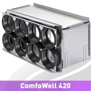 Zehnder ComfoWell 420 air manifold system