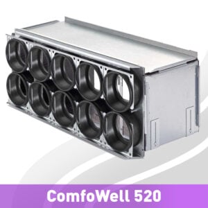 Zehnder ComfoWell 520 air manifold system