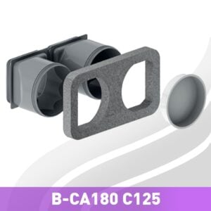 Zehnder ComfoAir 180 ComfoPipe Twin Duct Connection to 125mm