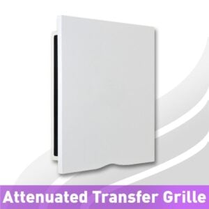 noise attenuated transfer grille