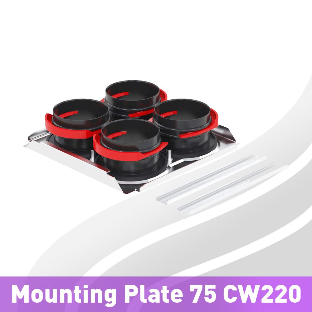 Zehnder Comfowell 220 Mounting Plate 75mm