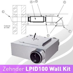 LPID100 wall kit
